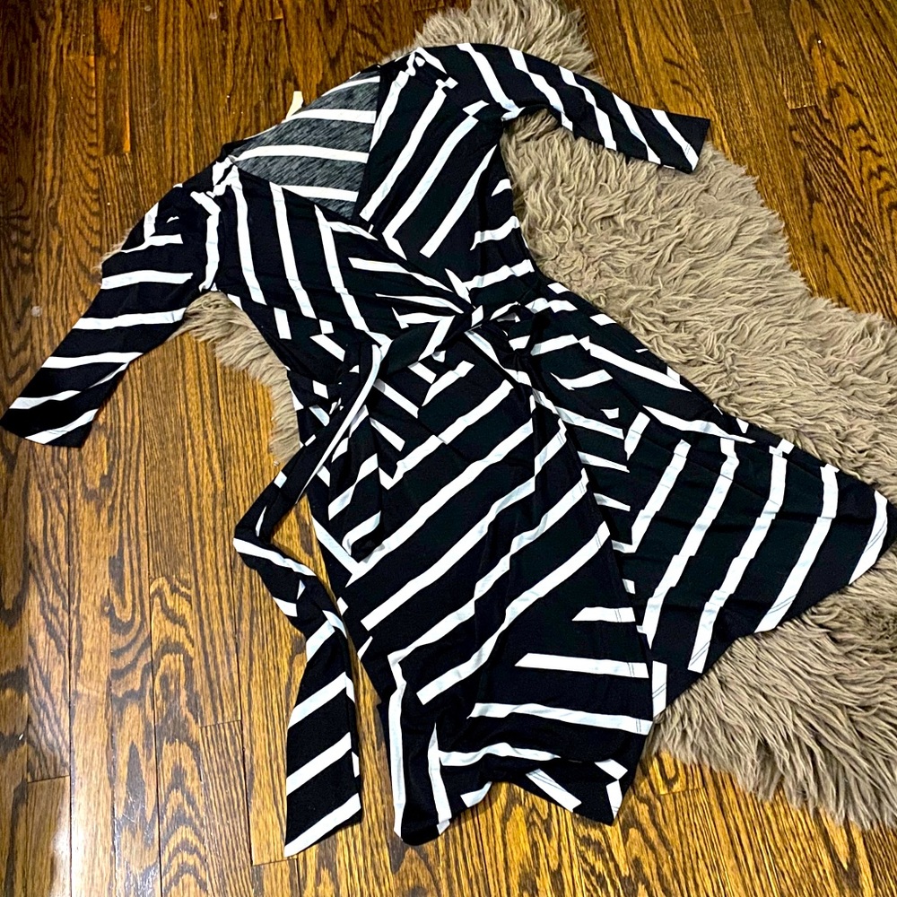 Wrap dress.